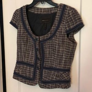 BCBG tweed corset vest